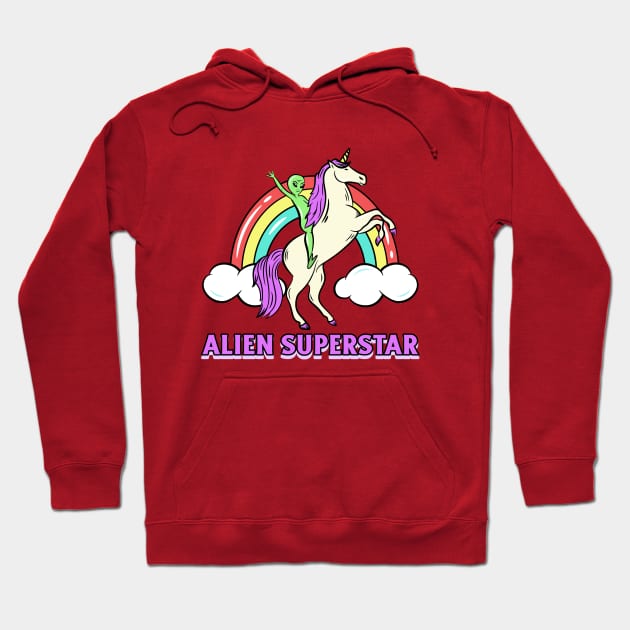 Alien superstar Hoodie by InkBlitz